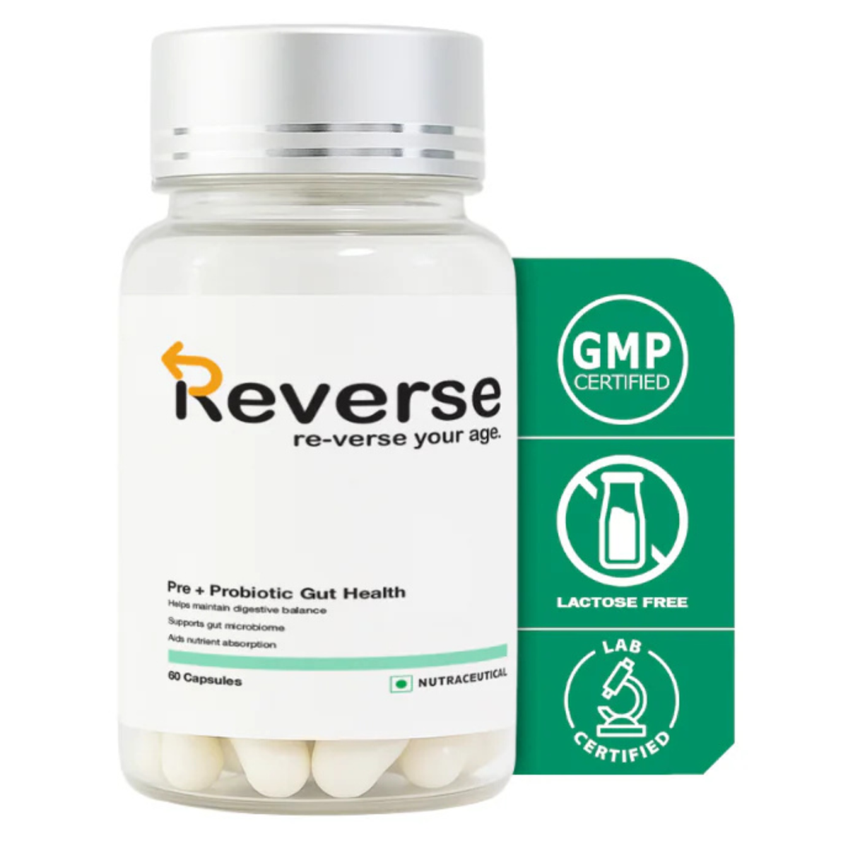 Pre-Probiotic Gut Health - 60 capsules