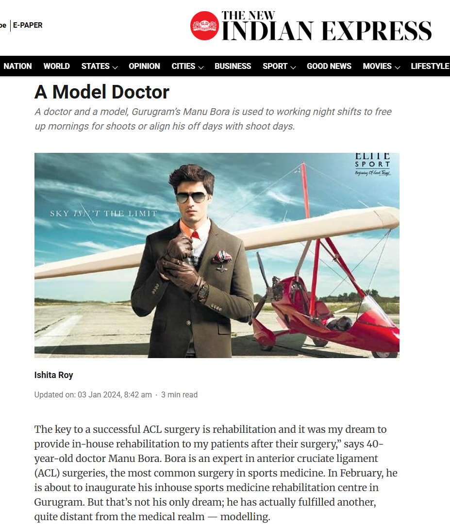 A Model Doctor: Dr. Manu Bora Balances Medicine and Modelling