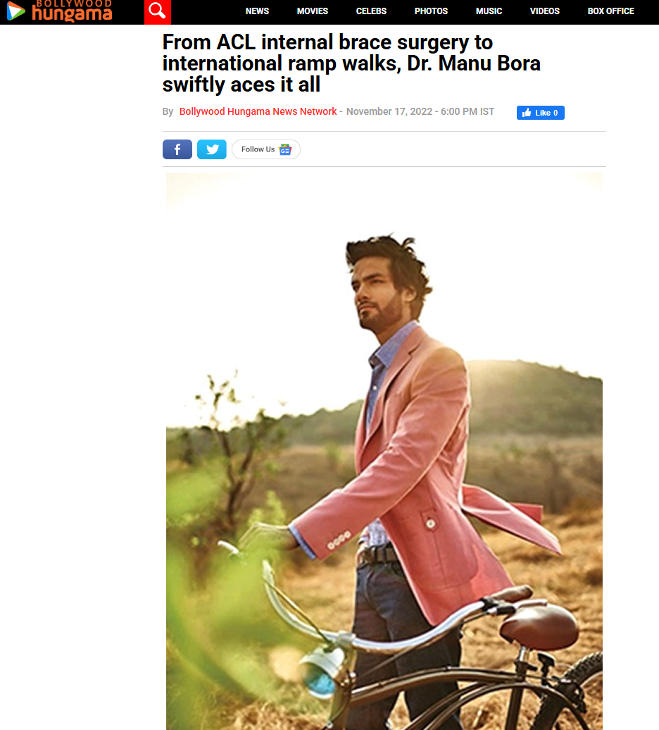 From ACL Surgery to International Ramp Walks: Dr. Manu Bora Aces It All