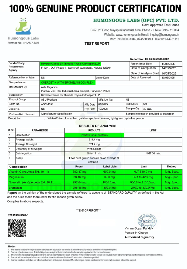Quality Certificate 2