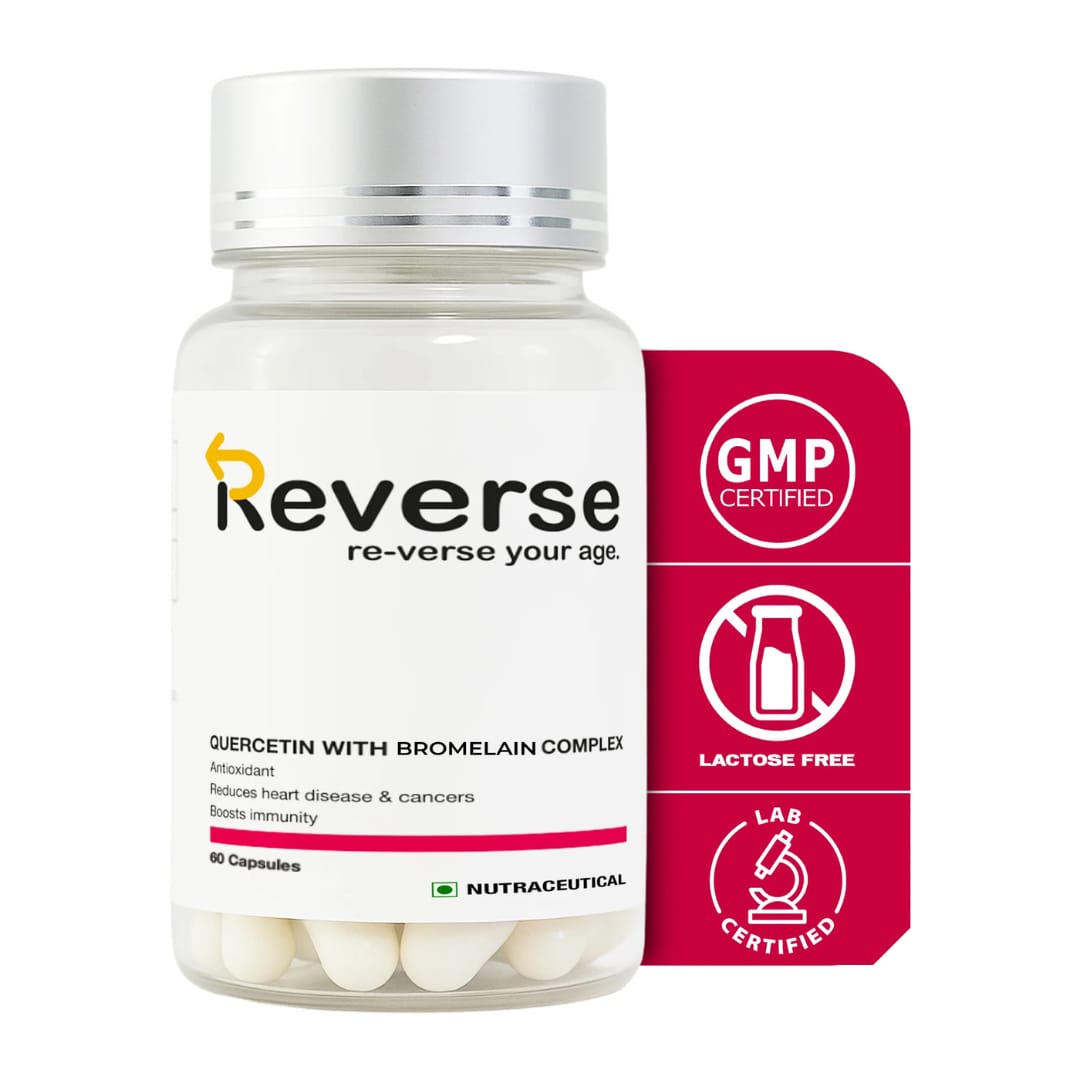 Quercetin & Bromelain - Immunity & Allergy Relief (Reverse Clinics) 60